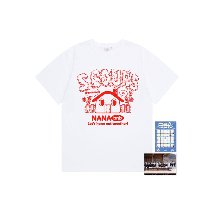 SEVENTEEN - T-SHIRT ('NANA BNB WITH SEVENTEEN' OFFICIAL MD)