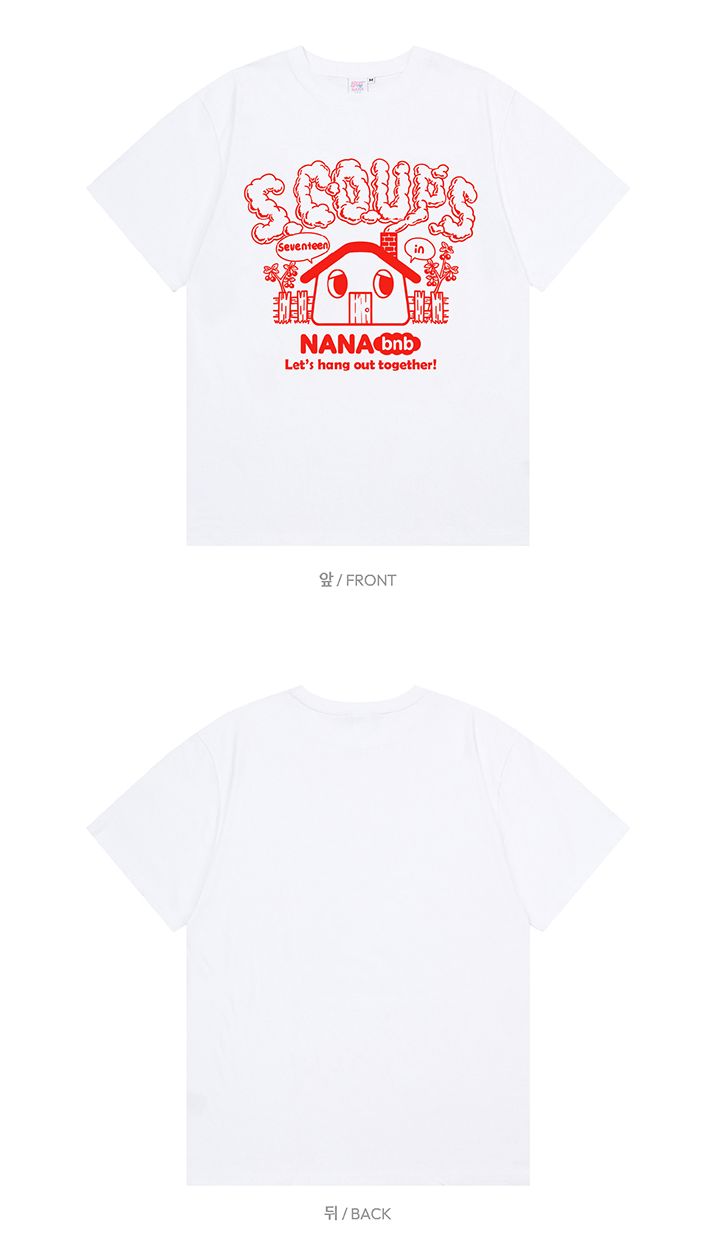 SEVENTEEN - T-SHIRT ('NANA BNB WITH SEVENTEEN' OFFICIAL MD) Nolae