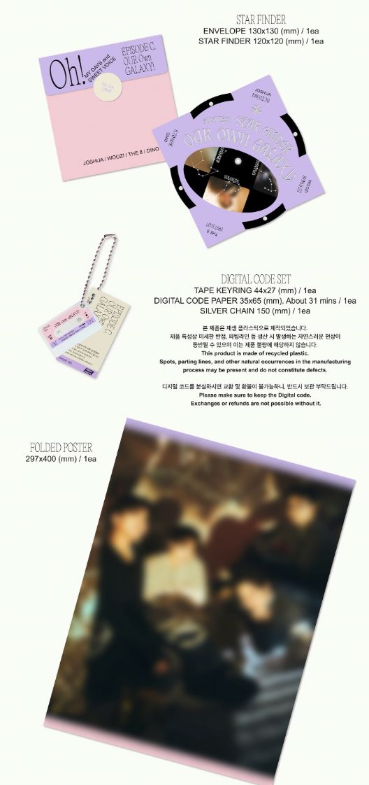 SEVENTEEN - UNIT PHOTOBOOK C & D (EPISODE: OH, MY DAYS AND SWEET VOICE) Nolae