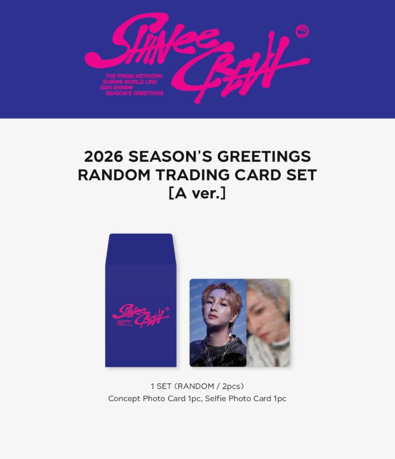 SHINEE - RANDOM TRADING CARD SET (2026 SEASON’S GREETINGS) Nolae