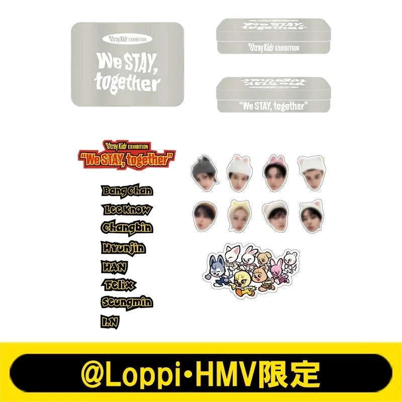 STRAY KIDS - CANNED FLAKE SEAL SET (EXHIBITION "WE STAY, TOGETHER" OFFICIAL MD) Nolae