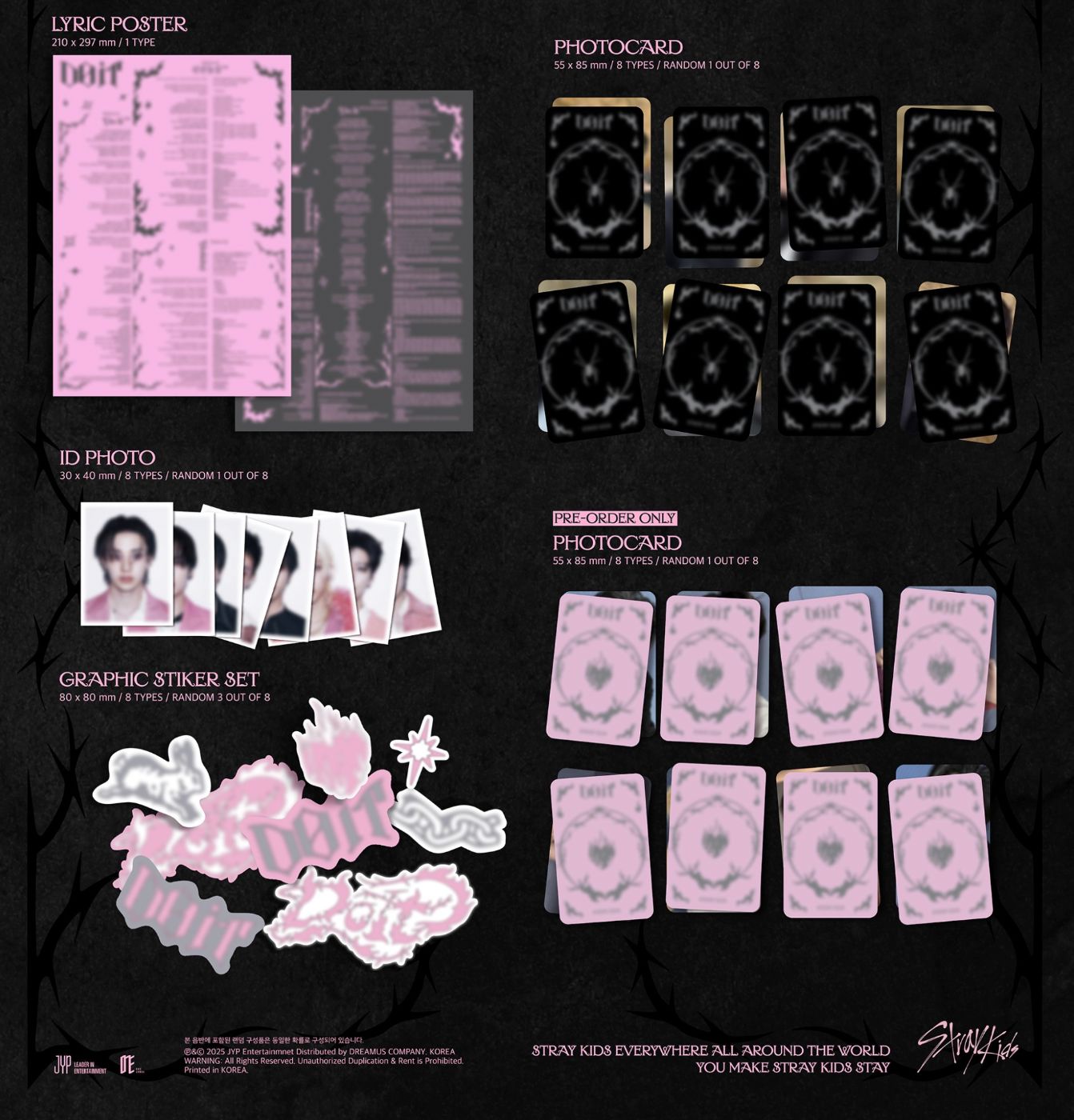 STRAY KIDS - DO IT (ACCORDION VER.) + BDM Photocard Nolae