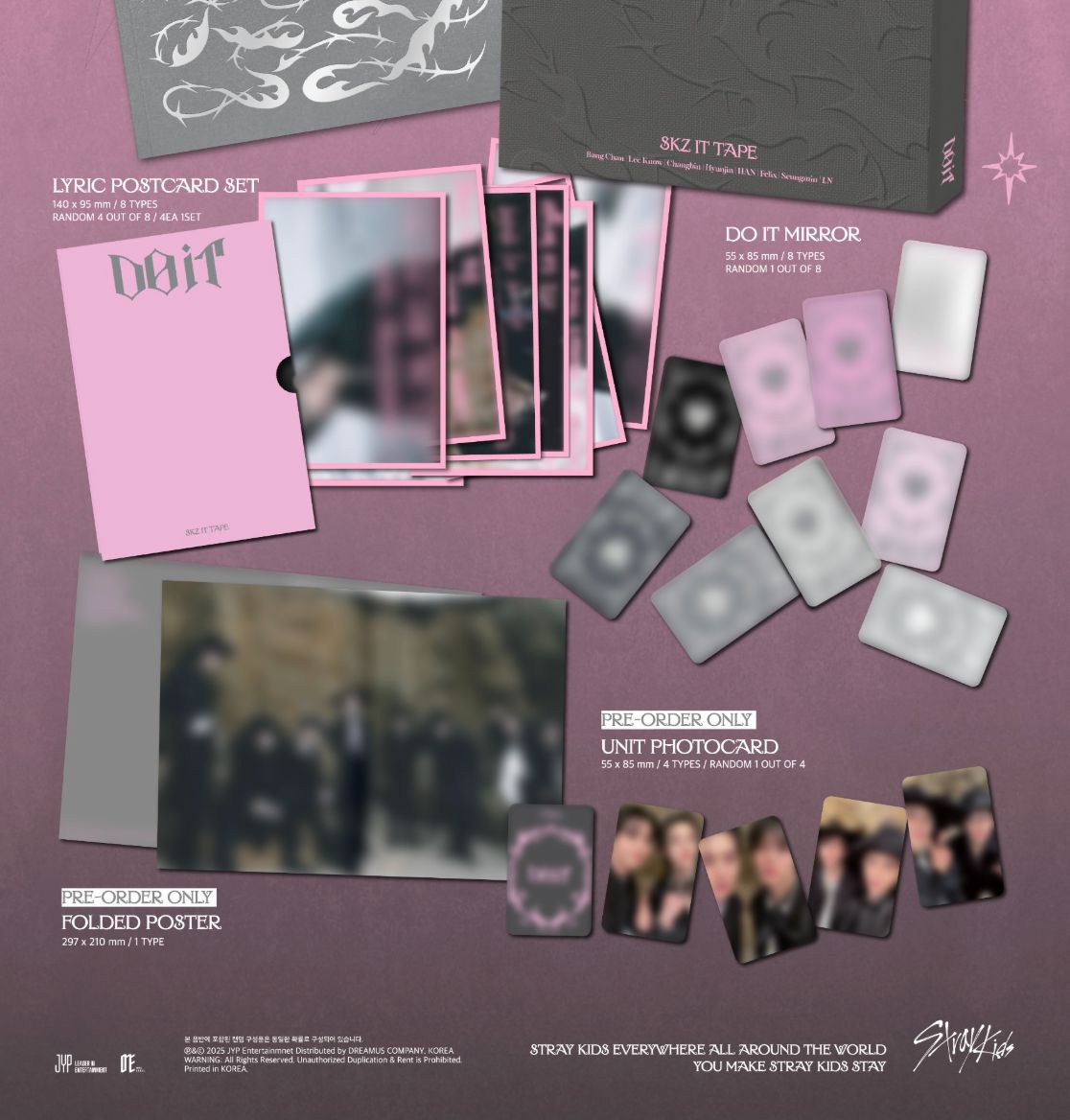 STRAY KIDS - DO IT (DO VER.) (LIMITED) + Makestar Photocard