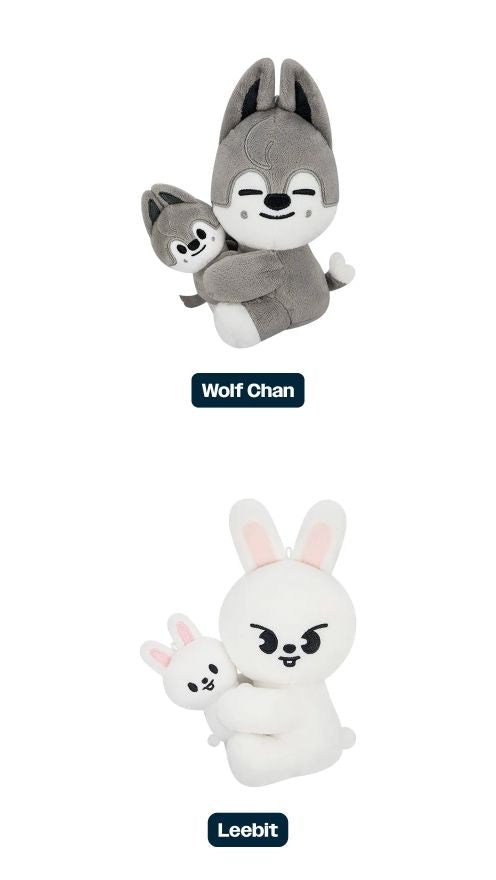 Stray Kids celebrATE プラッシュバッグ ウルフチャン　リスパ Stray Kids SKZOO Wolf Chan Plush Bag K-pop Official New Dominate