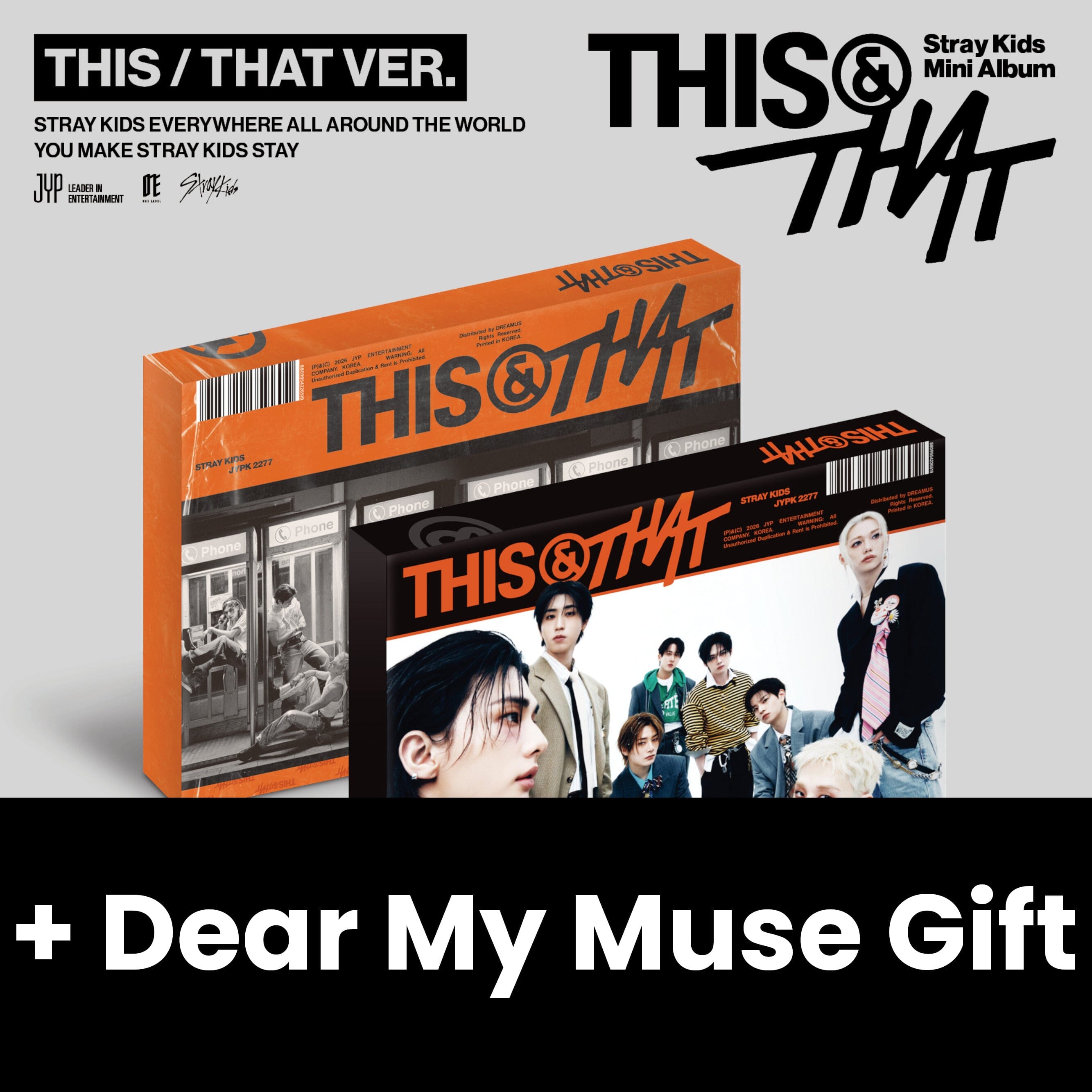 STRAY KIDS - THIS & THAT + Dear My Muse Gift Nolae