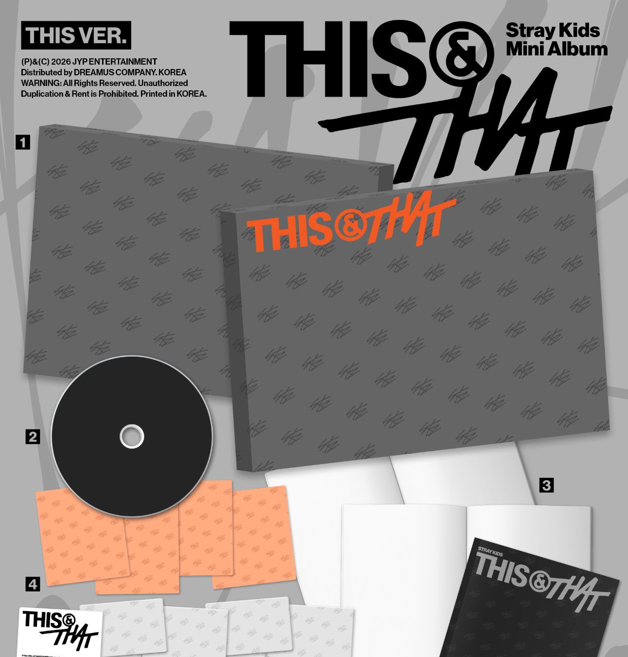 STRAY KIDS - THIS & THAT + Dear My Muse Gift Nolae