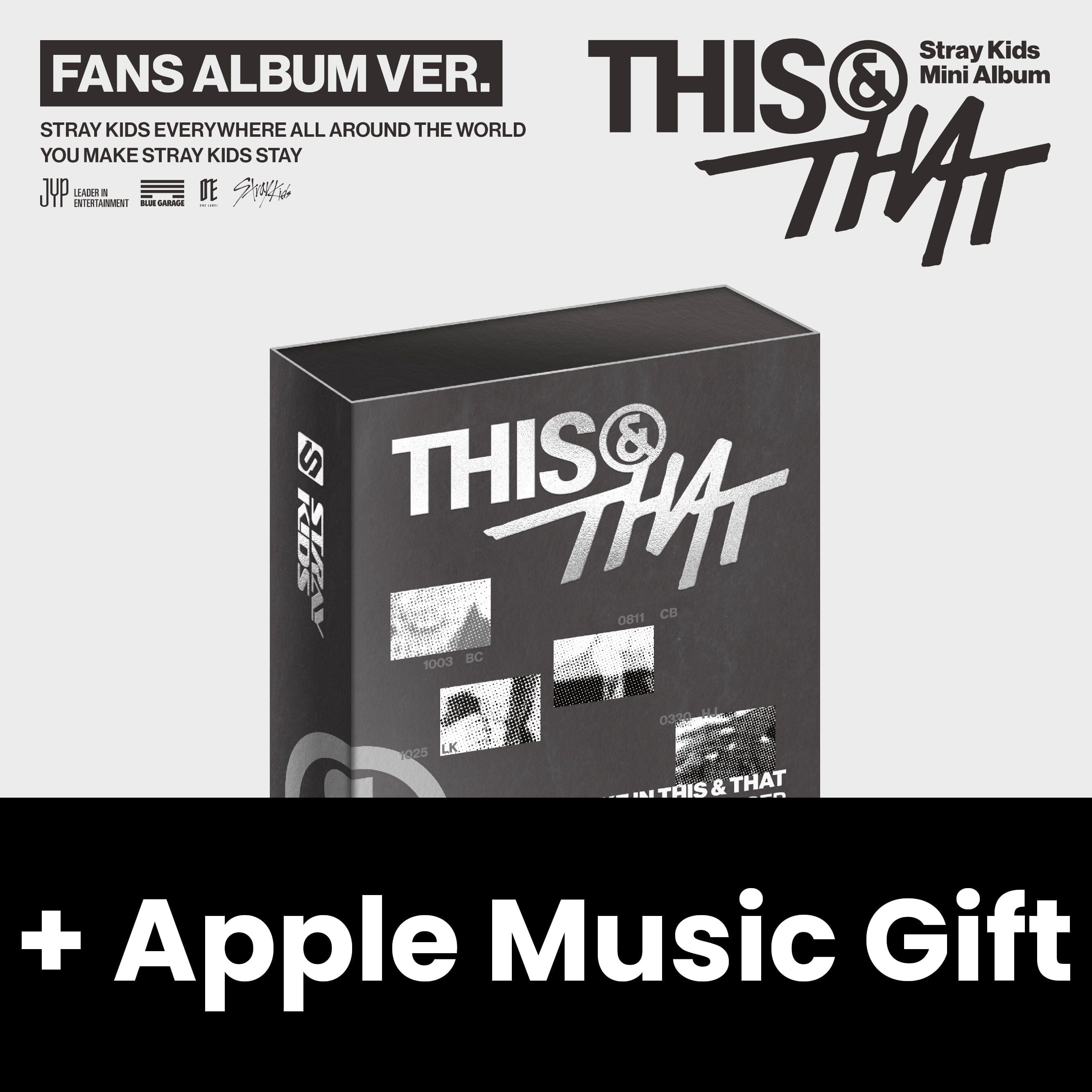 STRAY KIDS - THIS & THAT (FANS ALBUM VER.) + Apple Music Gift Nolae