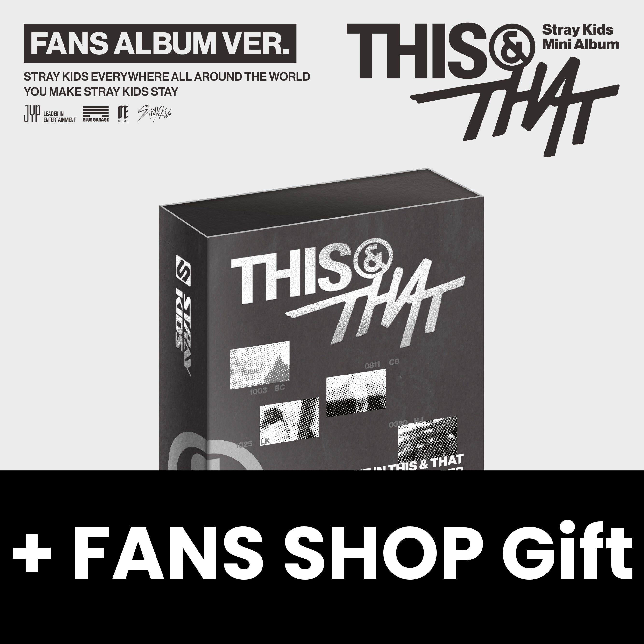 STRAY KIDS - THIS & THAT (FANS ALBUM VER.) + FANS SHOP Gift Nolae