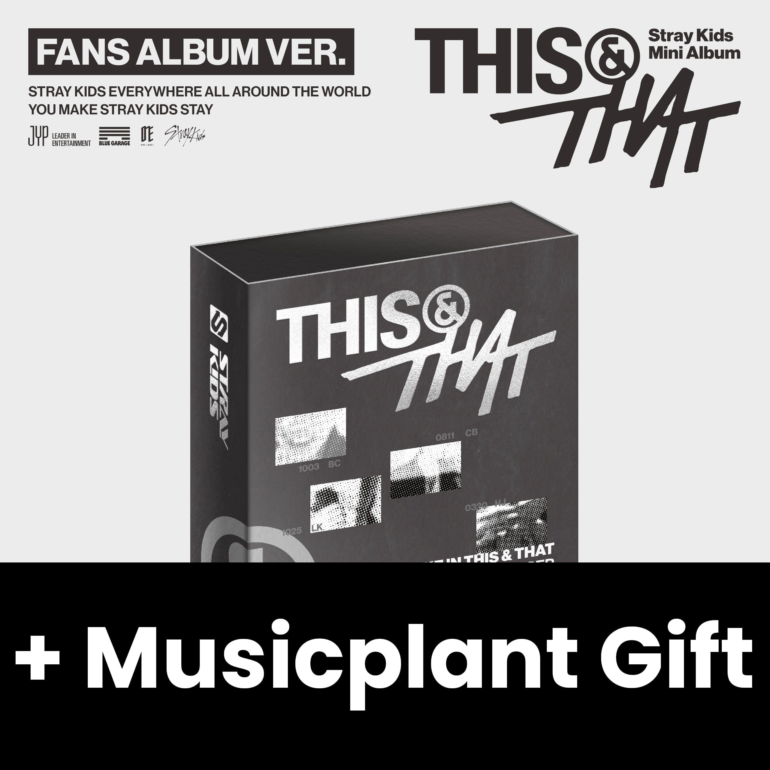 STRAY KIDS - THIS & THAT (FANS ALBUM VER.) + Musicplant Gift