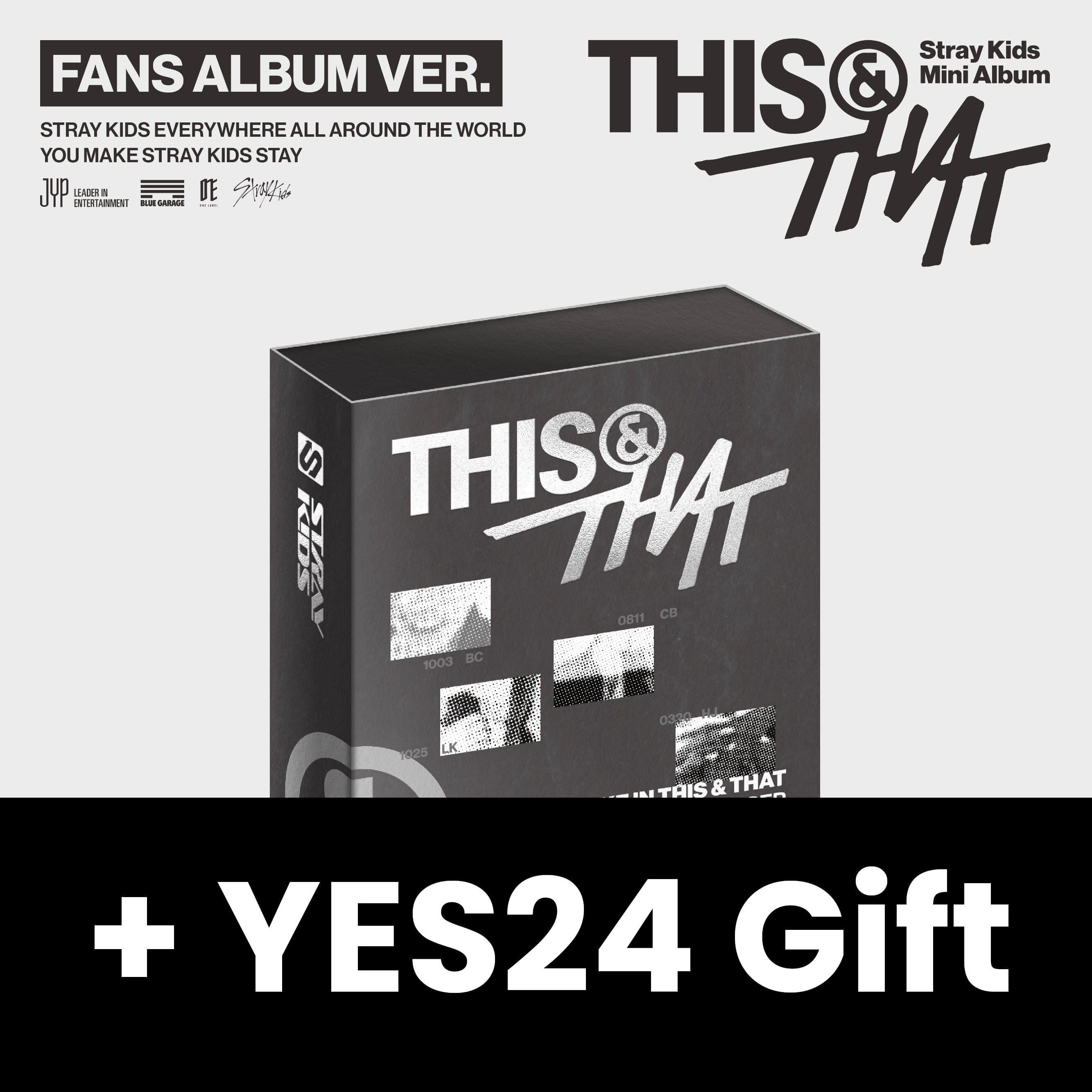 STRAY KIDS - THIS & THAT (FANS ALBUM VER.) + YES24 Gift Nolae