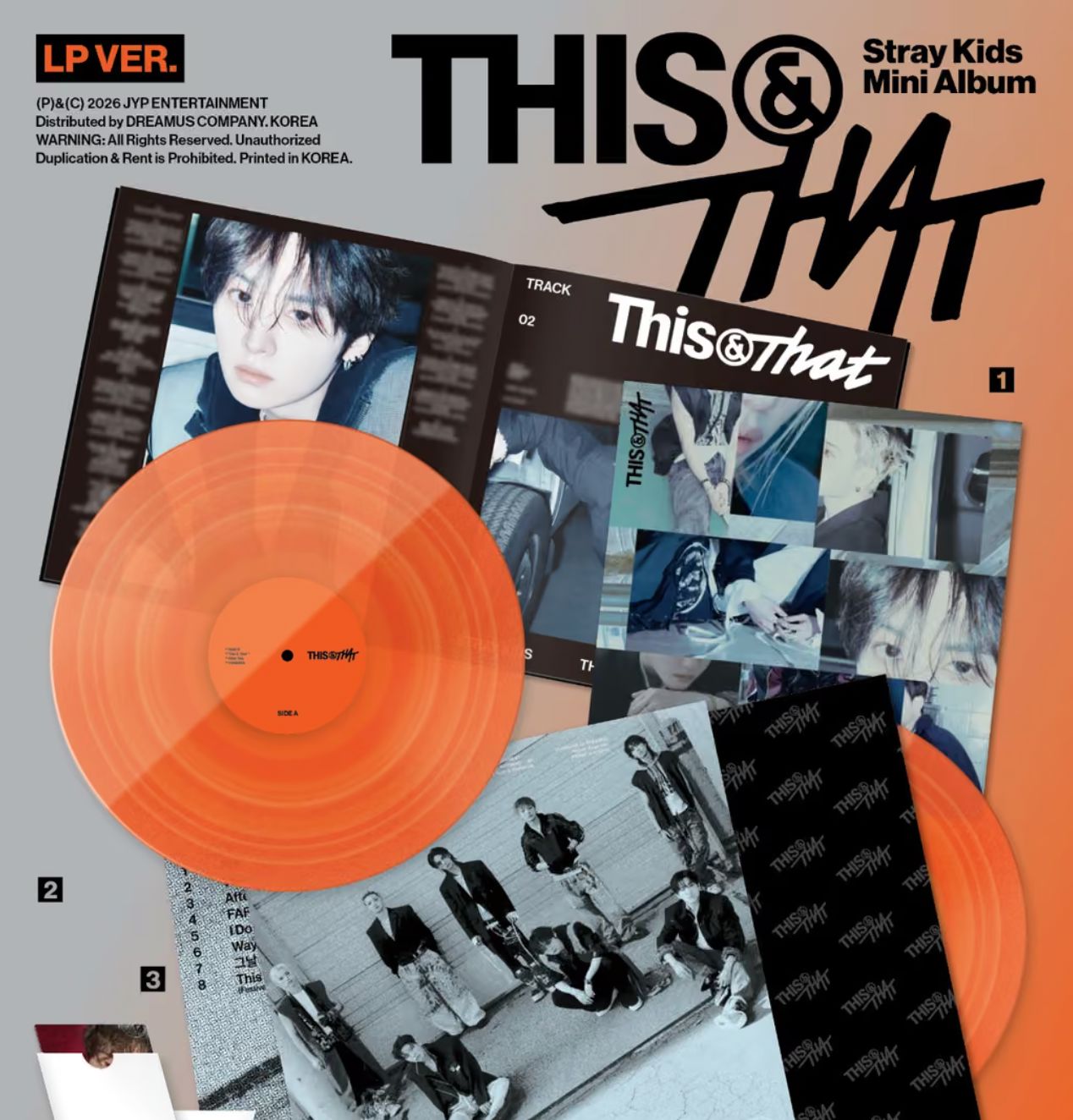 STRAY KIDS - THIS & THAT (LP VER.) (LIMITED) + Aladin Gift Nolae