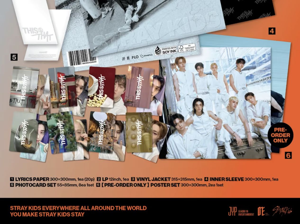 STRAY KIDS - THIS & THAT (LP VER.) (LIMITED) + Dear My Muse Gift Nolae