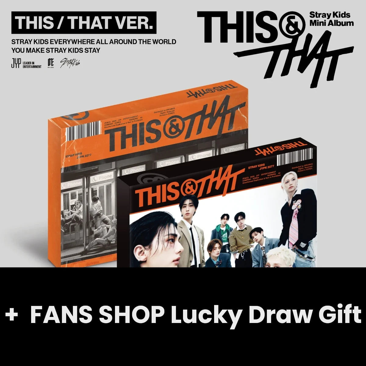STRAY KIDS - THIS & THAT + FANS SHOP Lucky Draw Gift