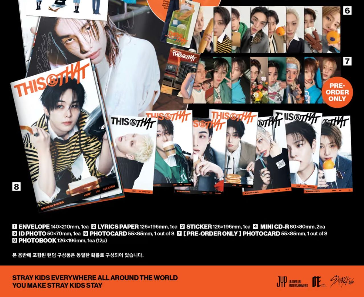 STRAY KIDS - THIS & THAT (& VER.) + YES24 Gift Nolae