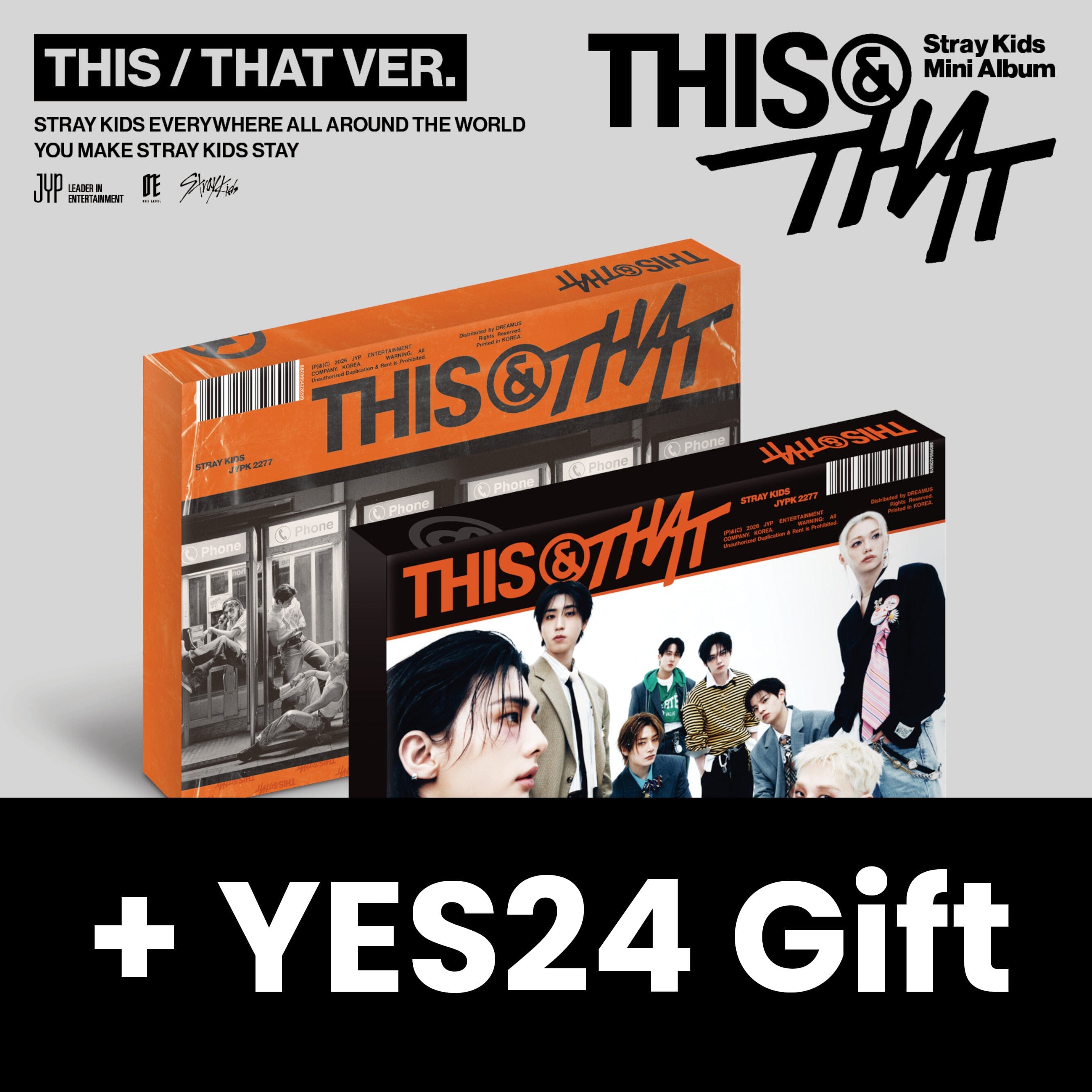 STRAY KIDS - THIS & THAT + YES24 Gift Nolae
