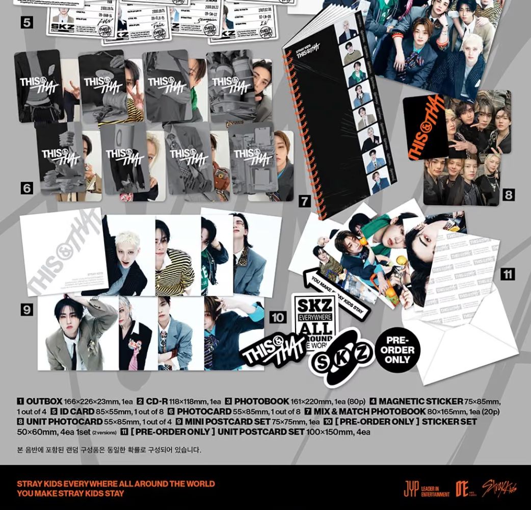 STRAY KIDS - THIS & THAT + YES24 Gift Nolae