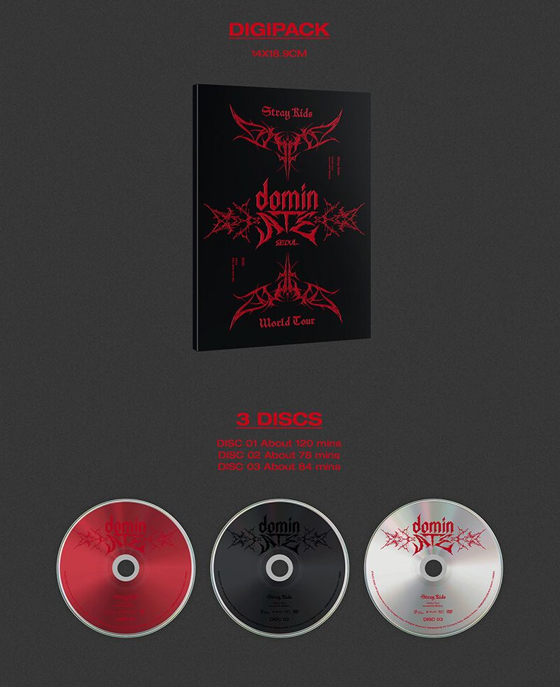 STRAY KIDS - WORLD TOUR 'DOMINATE SEOUL' (DVD & BLU-RAY) + FANS SHOP P