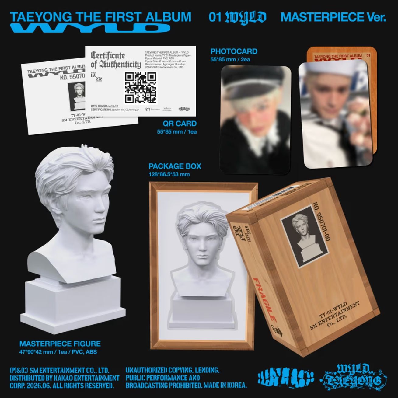TAEYONG (NCT) - WYLD (MASTERPIECE VER.) Nolae
