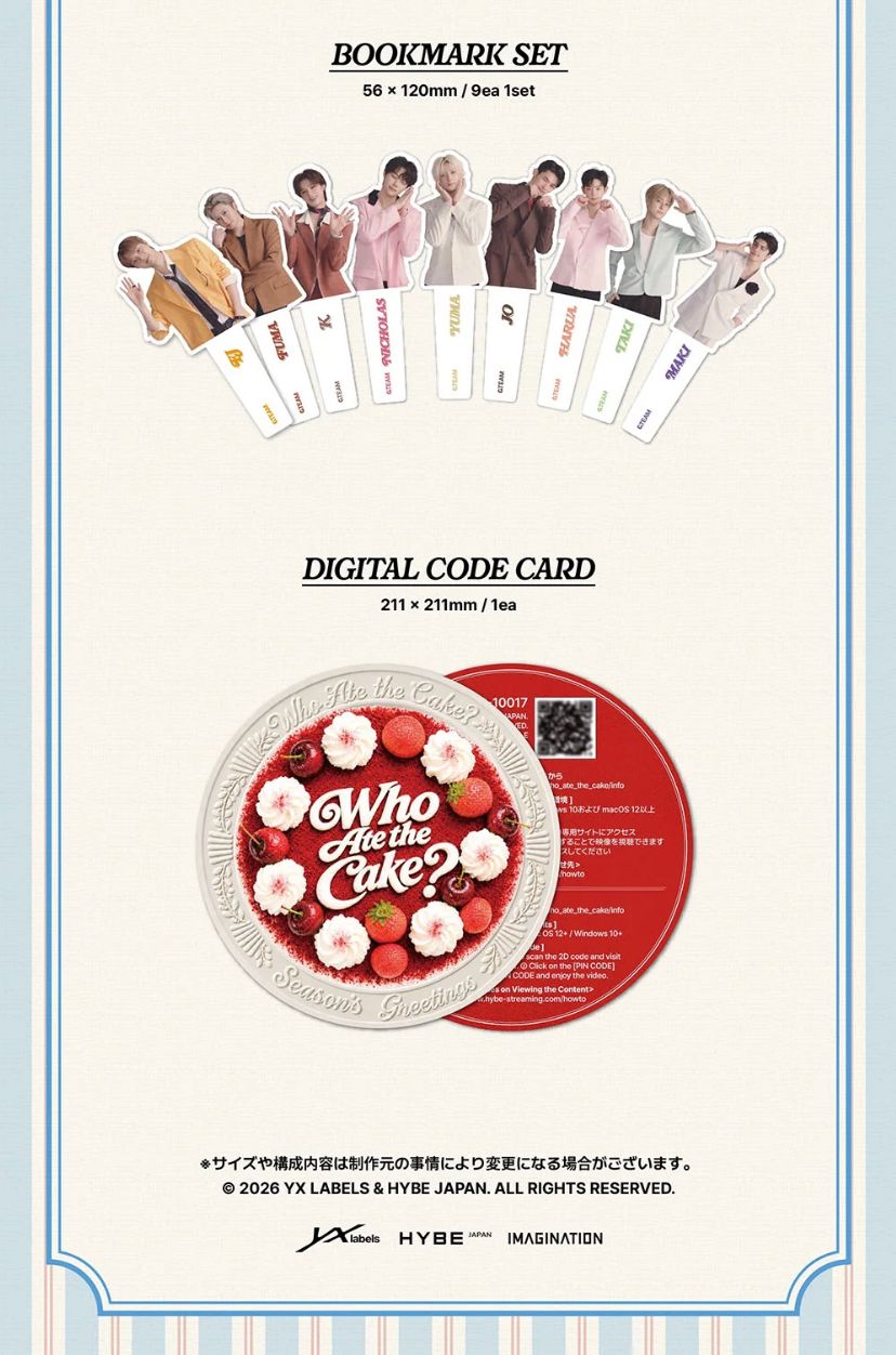 &TEAM - 2027 SEASON'S GREETINGS (WHO ATE THE CAKE?) + Special Gift Nolae