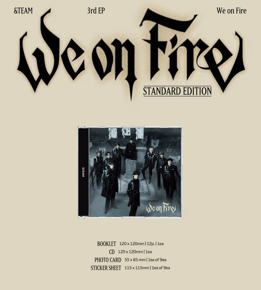 &TEAM - WE ON FIRE + EARLY-BIRD Weverse Gift