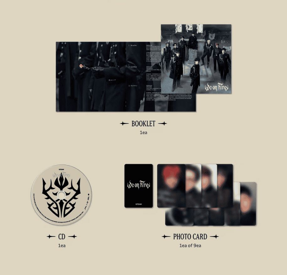 &TEAM - WE ON FIRE + EARLY-BIRD Weverse Gift