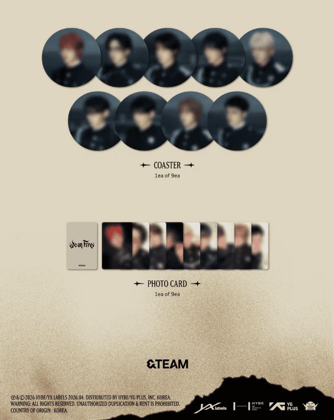 &TEAM - WE ON FIRE + EARLY-BIRD Weverse Gift