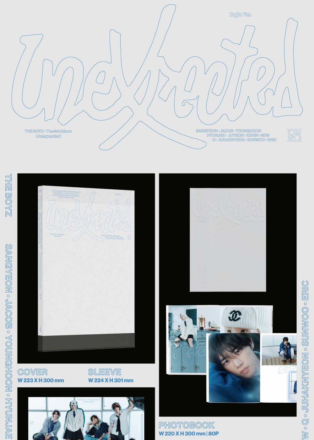 THE BOYZ - UNEXPECTED (PHOTOBOOK VER.) + Weverse Gift Nolae