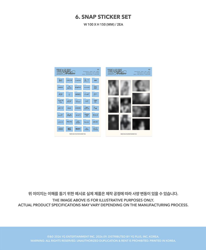 TREASURE - TREASURE ARCHIVE : TREASURE 6TH ANNIVERSARY Nolae