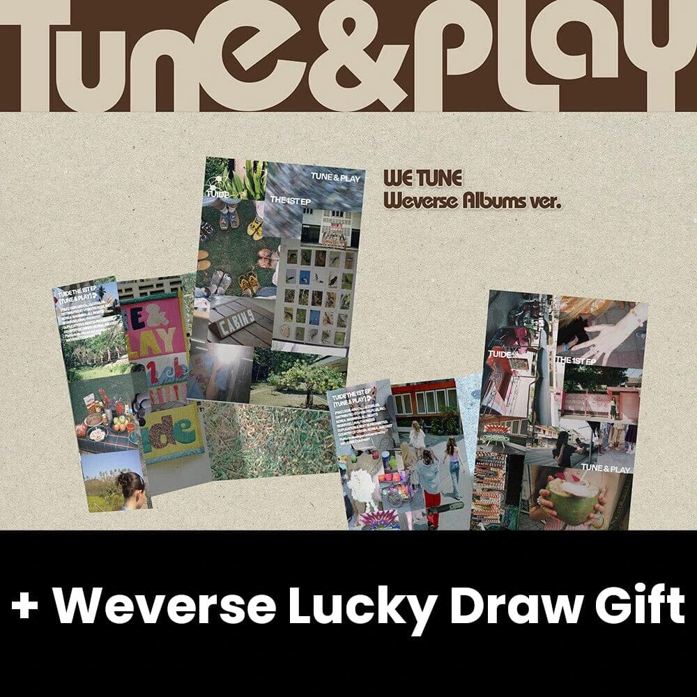 TUIDE - TUNE & PLAY (WEVERSE ALBUMS VER.) SET + Weverse Lucky Draw 2 Gift Nolae