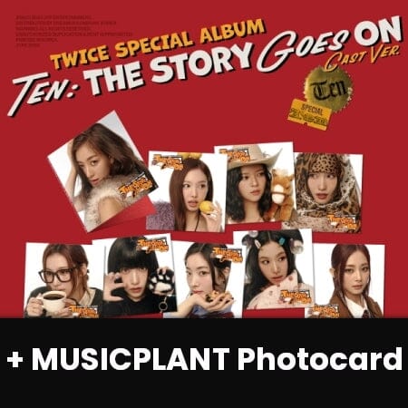 twice ten: the story goes on トレカ　ナヨン　9 TWICE - TEN : THE STORY GOES ON (CAST VER.) + MUSICPLANT PHOTOCARD