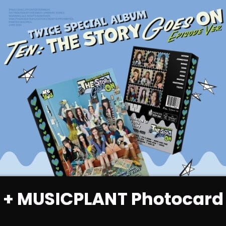 TWICE - TEN : THE STORY GOES ON (EPISODE VER.) + MUSICPLANT PHOTOCARD