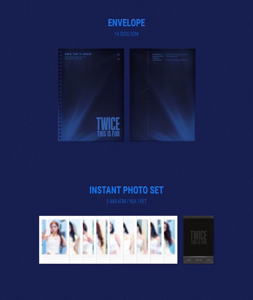 TWICE - 'THIS IS FOR' WORLD TOUR IN INCHEON (DVD & BLU-RAY) + Original Ticket Nolae