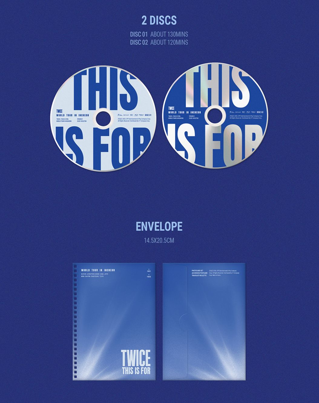 TWICE - 'THIS IS FOR' WORLD TOUR IN INCHEON (DVD & BLU-RAY) + Original Ticket Nolae