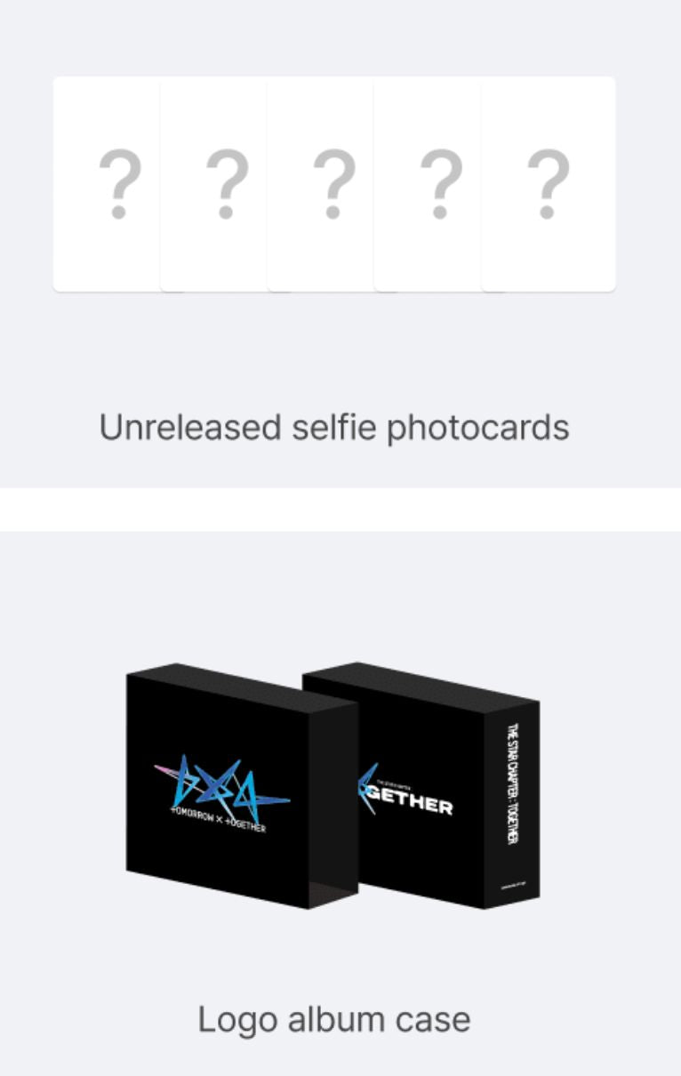 TXT - THE STAR CHAPTER: TOGETHER (AFTERGLOW VER.) + Weverse Gift Nolae