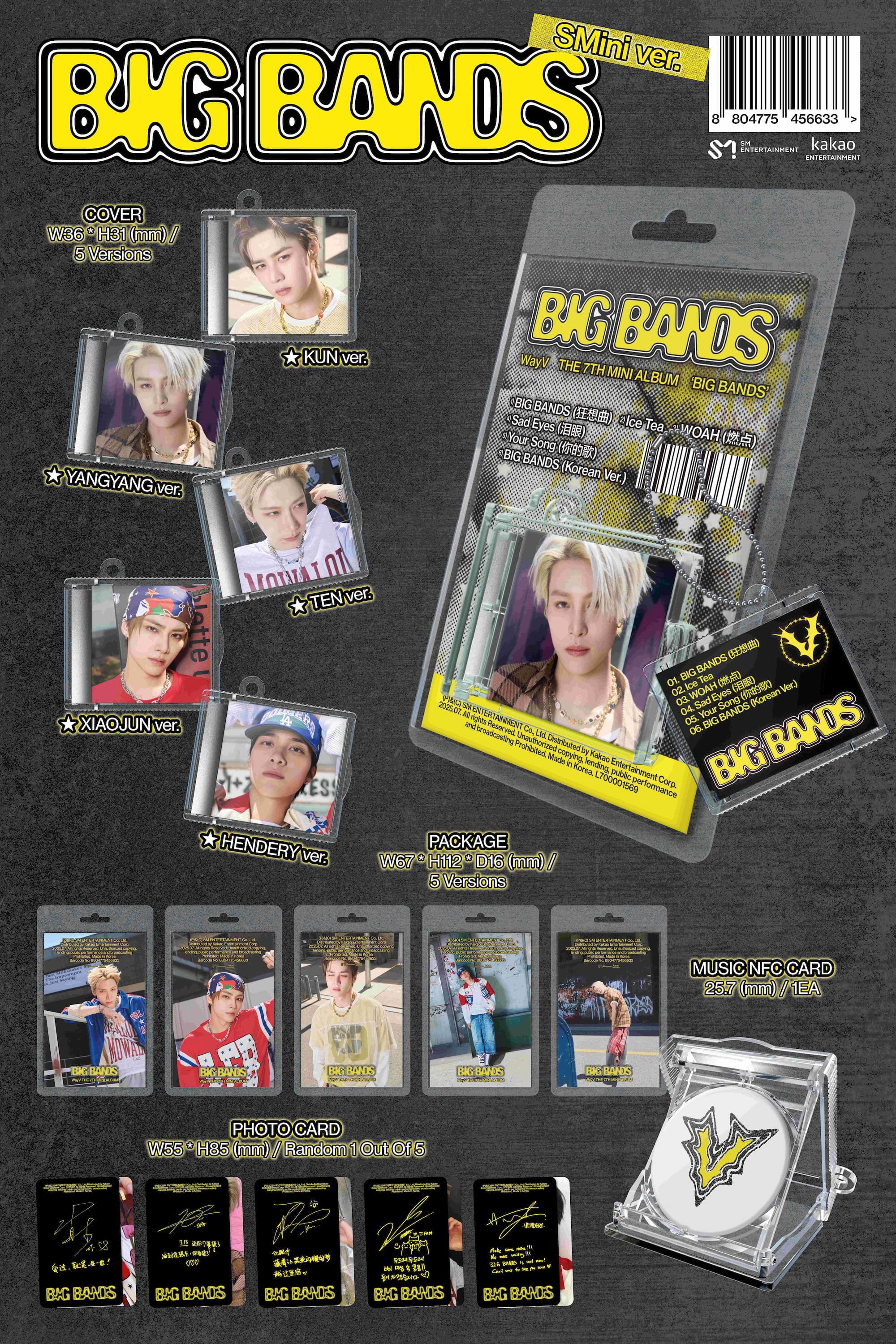 WAYV - BIG BANDS (SMINI VER.) Nolae