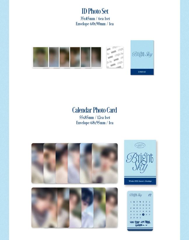 WONHO - 2025 SEASON'S GREETINGS (BRIGHT SKY) Nolae