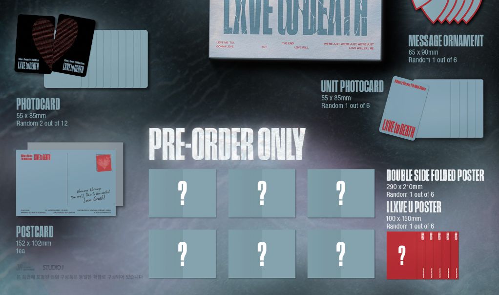 XDINARY HEROES - LXVE TO DEATH + FANS SHOP Photocard Nolae