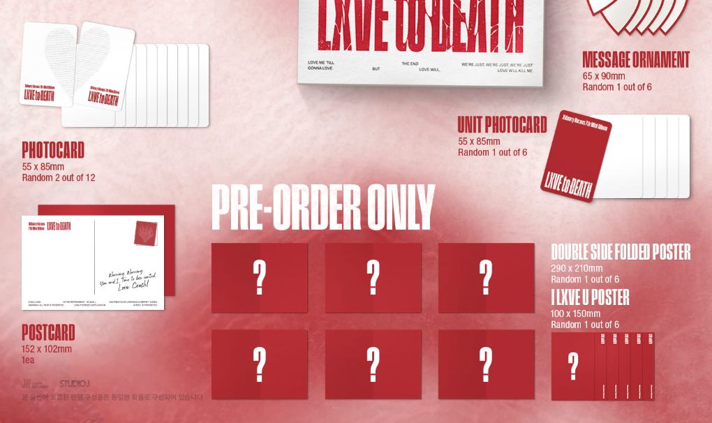 XDINARY HEROES - LXVE TO DEATH + FANS SHOP Photocard Nolae