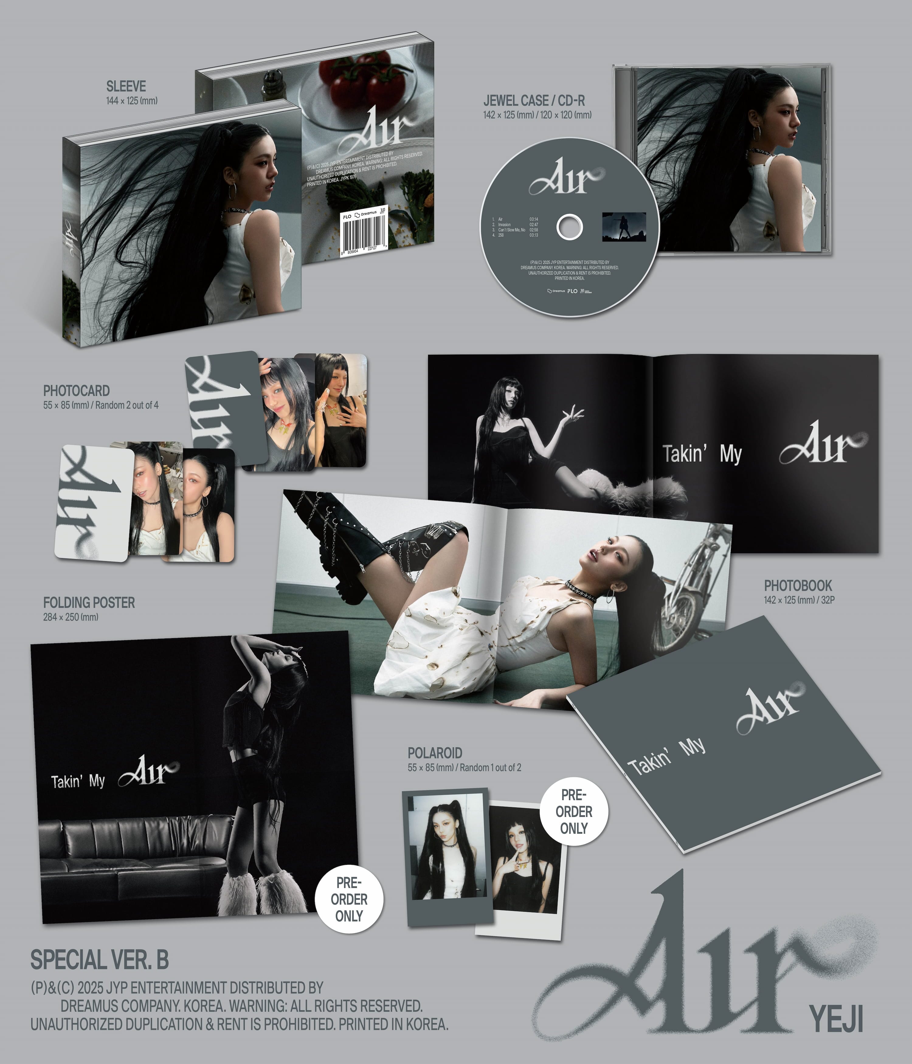 YEJI (ITZY) - AIR (SPECIAL VER.) Nolae