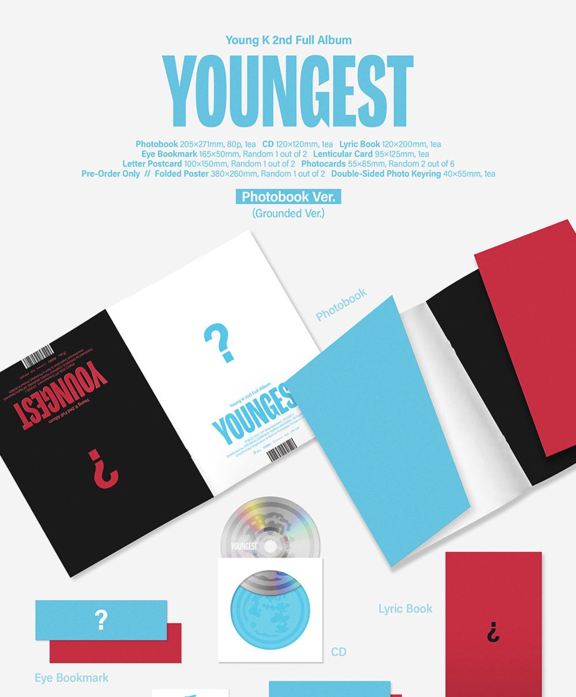 YOUNG K (DAY6) - YOUNGEST (PHOTOBOOK VER.) Nolae