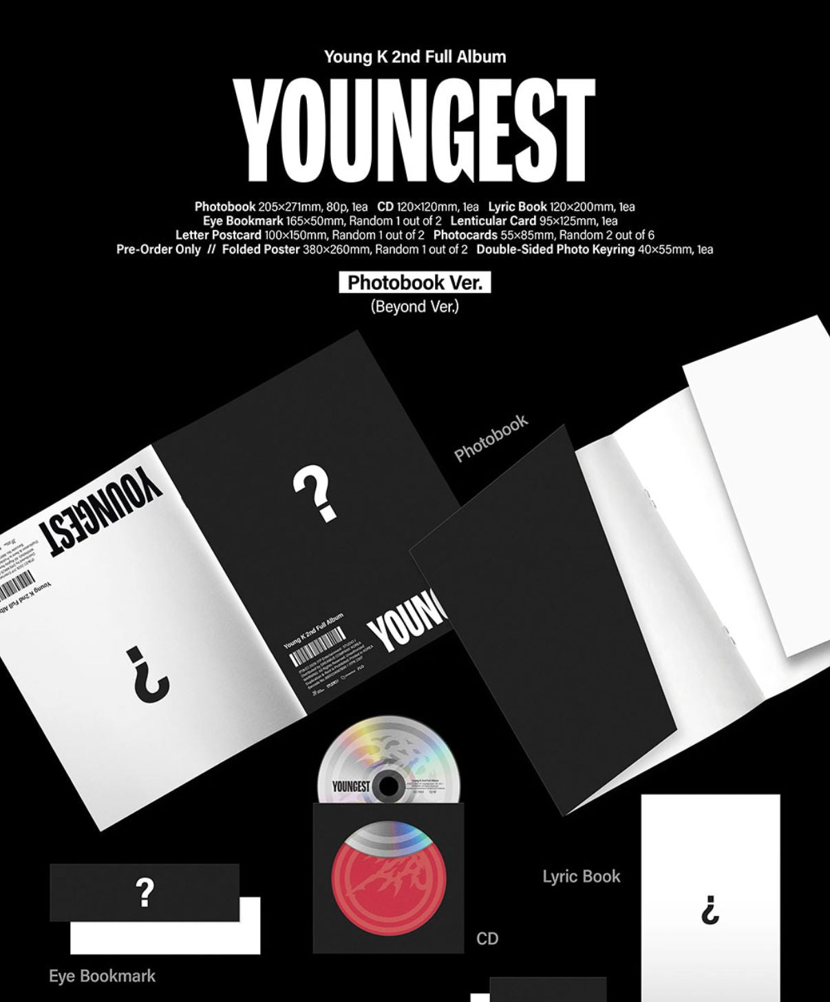 YOUNG K (DAY6) - YOUNGEST (PHOTOBOOK VER.) Nolae