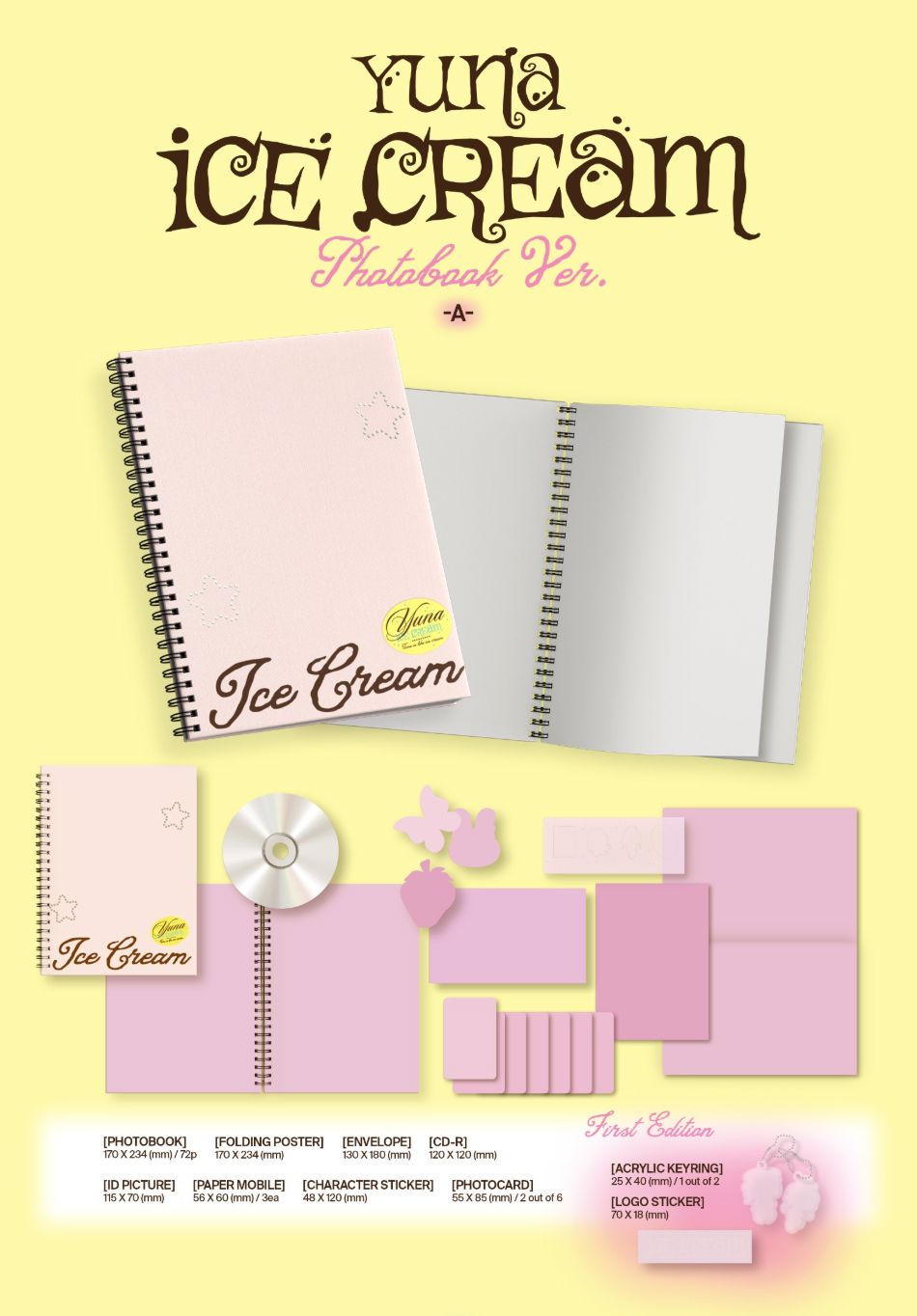 YUNA (ITZY) - ICE CREAM (PHOTOBOOK VER.) Nolae