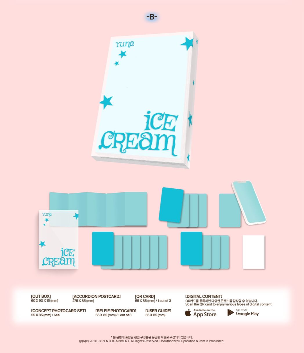 YUNA (ITZY) - ICE CREAM (POCA ALBUM VER.) Nolae