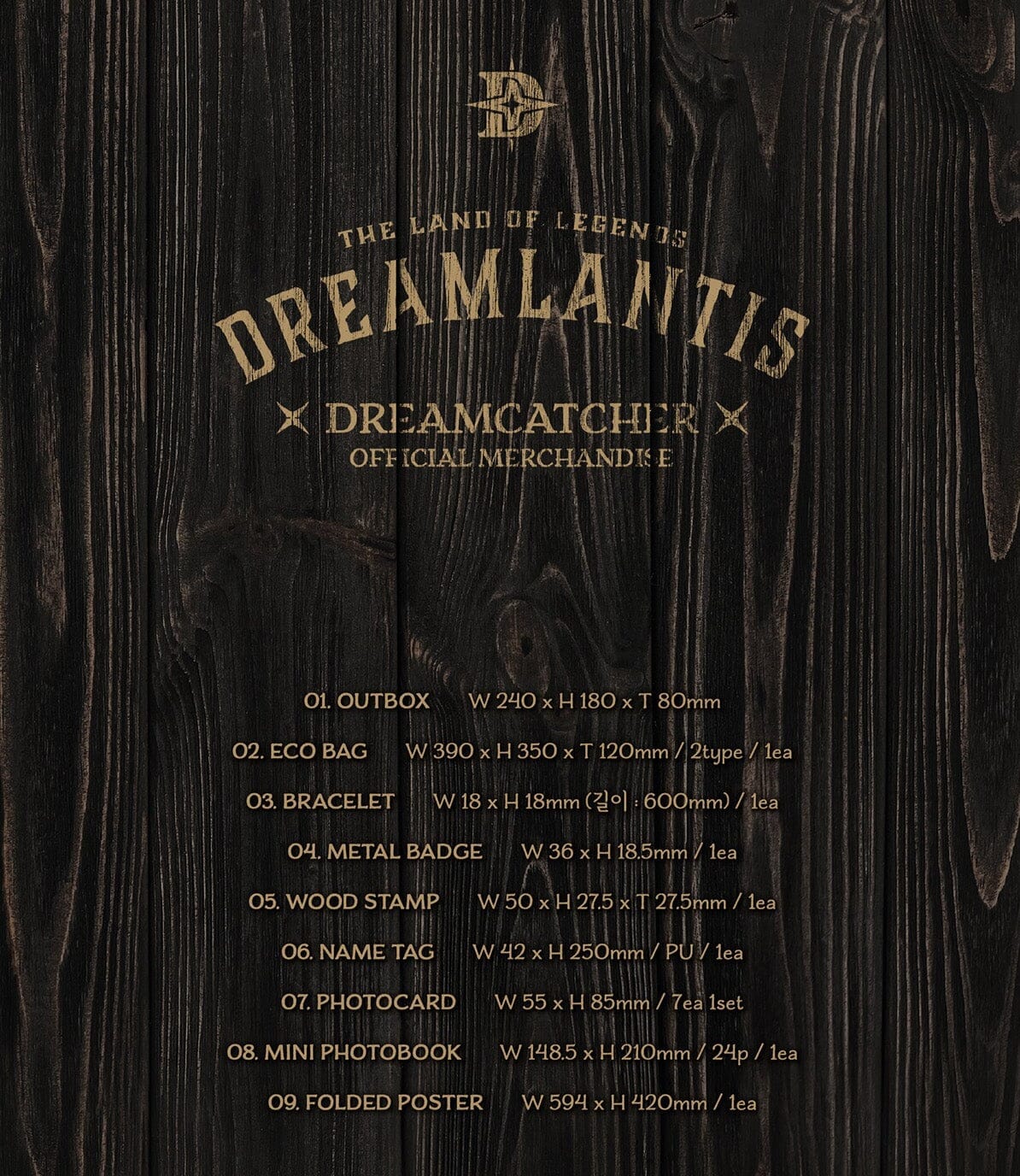DREAMCATCHER - DREAMCATCHER OFFICIAL MD (DREAMLANTIS) Nolae Kpop