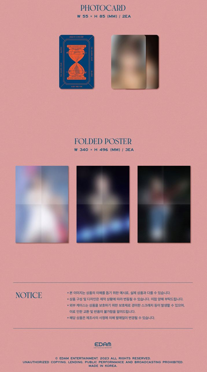 IU - THE GOLDEN HOUR 2022 IU CONCERT (BLU-RAY)