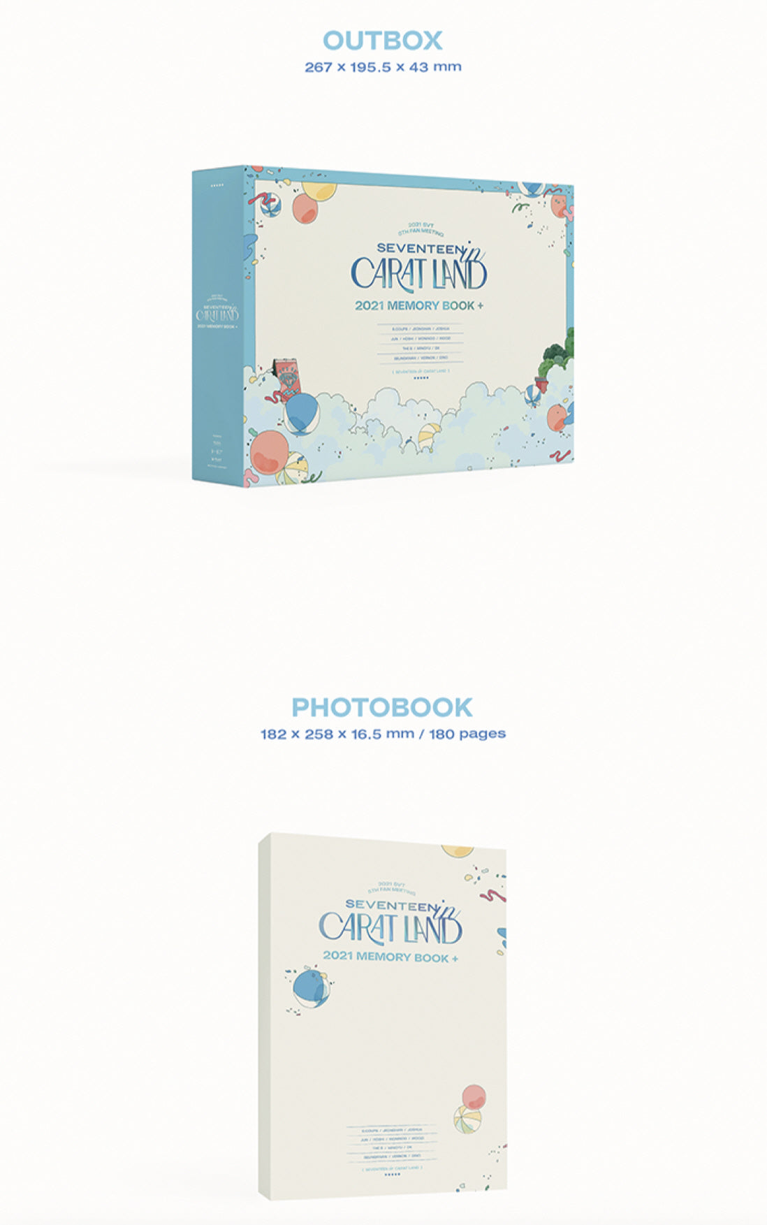 SEVENTEEN - [SEVENTEEN in CARAT LAND] MEMORY BOOK + Digital Code
