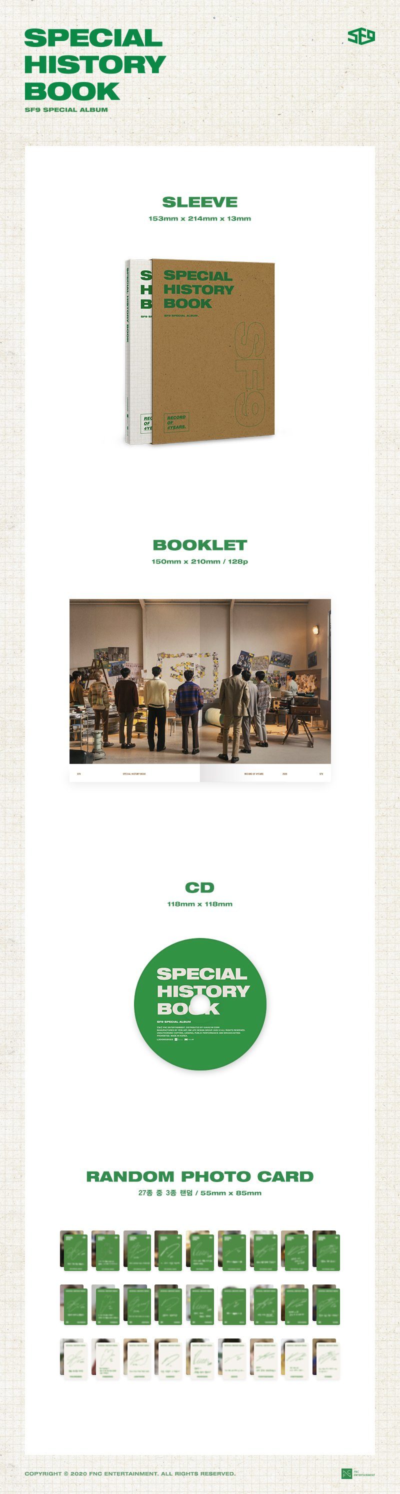 SF9 - Special History Book (Special Album)
